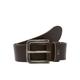 JACK & JONES Legerer Echtleder Gürtel Klassischer Leather Belt mit Löcher JACFLAG Leather Belt 4 cm NOOS