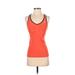 Nike Active Tank Top: Orange Activewear - Women's Size Small