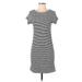 Gap Casual Dress - Shift: White Print Dresses - Women's Size X-Small