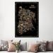 East Urban Home Glam New York Collection-Bronx by Rafael Esquer - Wrapped Canvas Graphic Art Metal in Green | 60 H x 40 W x 1.5 D in | Wayfair