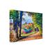 Red Barrel Studio® David Lloyd Glover 'Road To Jenne Farm Vermont' Outdoor Canvas All-Weather Canvas, Wood | 14 H x 19 W x 1.5 D in | Wayfair