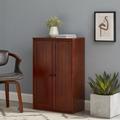 Winston Porter Bathroom Storage Cabinet Freestanding Wood in Brown | 36.1 H x 23.3 W x 12.1 D in | Wayfair A0427CFB4EDE45C6B44ED6FE043024D9