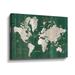 Williston Forge Old World Map Green Gallery Canvas in Green/White | 12 H x 18 W x 2 D in | Wayfair 72B8F83440C94EF5B4F373197F7E61BE