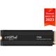 Crucial T700 2TB PCIe Gen5 NVMe M.2 SSD - With Heatsink