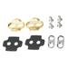 Pedals Cleats Pedals Cleats set Plate Accessories Set Mountain Bike Cleats Pedal Locking Pedal Cycling Lock Riding Shoes Set SPD System Premium Cleats Crank