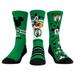 Unisex Rock Em Socks Mickey Mouse Kelly Green Boston Celtics Three-Pack Disney Crew Set