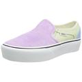 Vans Damen Asher Platform Sneaker, Color Block Light Purple/Multi, 41 EU
