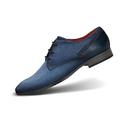 bugatti Herren Mattia Eco Business Lace Shoe, blau, 40 EU