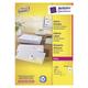 Avery White 99.1 x 33.9mm Self Adhesive Laser Address Labels - 16 Per Page - 250 Sheets (L7162-250)