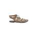 Sam Edelman Sandals: Tan Print Shoes - Women's Size 5 - Open Toe