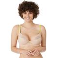 Maison Lejaby Womens 220436 Sunflowers Semi-Padded Balconette Bra - Beige - Size 36E