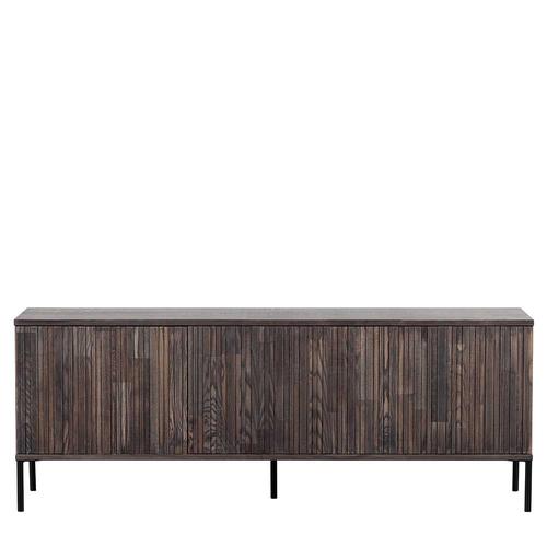 TV Sideboard in Esche dunkelbraun 150 cm breit - 56 cm hoch