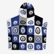 Personalised Rochdale Chequered Kids' Hooded Towel - Official Licensed Merchandise