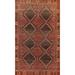 Vegetable Dye Lori Persian Antique Area Rug Handmade Wool Carpet - 3'10"x 6'10"