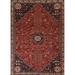 Vegetable Dye Tribal Shiraz Persian Vintage Rug Handmade Wool Carpet - 6'7"x 9'1"