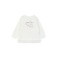 s.Oliver Junior Baby Girls 10.1.14.12.130.2123277 T-Shirt Langarm, White, 62