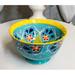 Dakota Fields Luxury Ottoman Style Textured Dining Bowls Set Of 4 Ocean Blue Tapestry Bowl in Blue/Red/Yellow | 4 H x 6 W x 6 D in | Wayfair