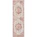 Red 2'6" x 6' Area Rug - Bungalow Rose Traditional Medallion Distressed Performance Rug Polyester | Wayfair E58F8E320C6F4A46A26ABE956F07D011