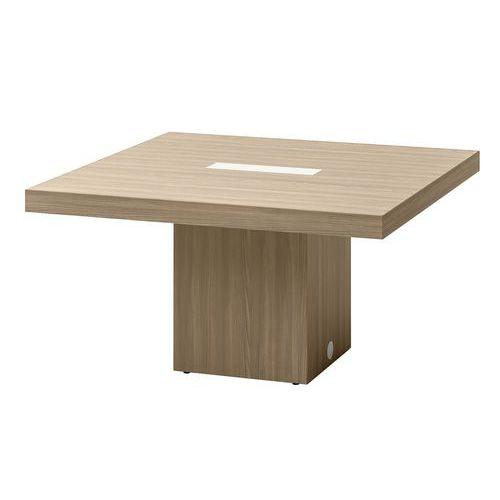 Table Réunion Pieds Panneau 140 X 140 Cm Orme - Quadrifoglio
