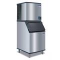 Manitowoc IYT0500W/D570 535 lb Indigo NXT Half Cube Commercial Ice Machine w/ Bin - 532 lb Storage, Water Cooled, 115v, Blue | Manitowoc Ice