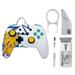 PowerA - Enhanced Wired Controller for Nintendo Switch - Pikachu High Voltage With Cleaning Electric kit Bolt Axtion Bundle Like New