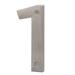 Sure-Loc HN5-1 5"" Tall Satin Zinc Nickel House Number 1