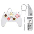 PowerA - Enhanced Wired Controller for Nintendo Switch - Pikachu Electric Type With Cleaning Electric kit Bolt Axtion Bundle Like New