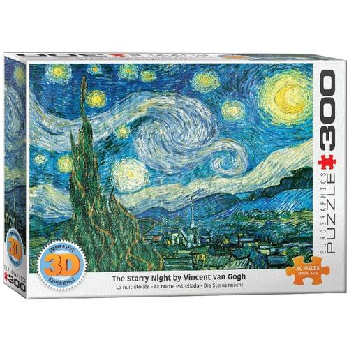 3D - Sternennacht Von Vincent Van Gogh (Puzzle)