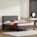 Upholstered Linen Tufted Platform Bed, Twin/Full/Queen Size