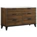 Coaster Furniture Mays 6-drawer Dresser Walnut Brown