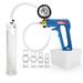 LeLuvÂ® Maxi Penis Pump w/ Blue Handle Clear Hose + Protected Gauge | 4 Constriction Rings | 9 x 1.50 Cylinder