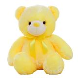 LED Teddy Bear Light Up Stuffed Animals Plush Toys Glowing Doll Soft Plushies Pillow for Kids Baby Birthday Gifts (Blue 30cm)