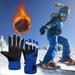 WQJNWEQ Outdoor Winter Children s Ski Gloves Warm And Waterproof Student Skating Riding Gloves Sales