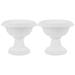 NUOLUX 2pcs Plastic Planter Flowerpots Roman Column Flowerpot Flowerpot