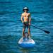 EDGEWOOD Inflatable Stand Up Paddle Board, 10'6"/11'SUP Surfboard w/ Premium SUP Accessories Plastic in Blue | Wayfair IQR-SUP-B