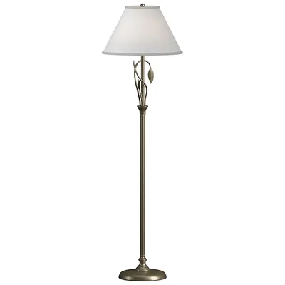Hubbardton Forge Forged Leaves and Vase Floor Lamp