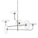 Visual Comfort Signature Calvino LED 3-Tier Chandelier - S 5692PN-CG