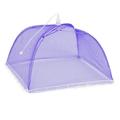 XMMSWDLA Food Cover Food Tent Pop-Up Food Nets Mesh Food Covers for Outside Picnic Accessories Food Covers for Outside Reusable andfolding 1 Pack (Standard-17 Inches Purple)