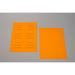 Compulabel 312456 Fluorescent Orange Address Labels for Laser Printers 4 x 3 1/3 Inch Permanent Adhesive 6 per Sheet 100 Sheets per Carton