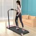 Wuzstar Folding Treadmill 3.0HP Low Noise Electric Treadmill with LED Display Screen for Home Office Pink