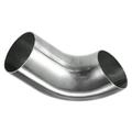 Unique Bargains Bend Elbow Pipe Tube 2.01 OD 4.72 3.15 Leg Length 90 Degree Exhaust Pipe Air Intake Tube for Car