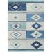 Addison Rugs Sonora ASO31 Blue 3 x 5 Indoor Outdoor Area Rug Easy Clean Machine Washable Non Shedding Bedroom Living Room Dining Room Kitchen Patio Rug