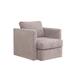 Armchair - Latitude Run® 36" W Polyester Armchair Wood/Polyester in Brown/Gray | 37 H x 36 W x 39 D in | Wayfair 789954443BF94CAE8E049A8CCE7598D1