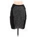 Rebecca Taylor Casual Skirt: Black Marled Bottoms - Women's Size 4