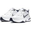 Trainingsschuh NIKE "AIR MONARCH IV", Gr. 46, weiß (weiß, metallic, silber), Synthetik, Leder, Textil, sportlich, Schuhe, Topseller
