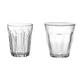 Duralex 1040AB06A0111 Provence Trinkglas, Wasserglas, Saftglas, 250ml, Glas, transparent, 6 Stück & 1027AB06A0111 Picardie Six Trinkglas, Wasserglas, Saftglas, 250ml, Glas, transparent, 6 Stück
