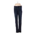 Abercrombie & Fitch Jeans - Low Rise Skinny Leg Denim: Blue Bottoms - Women's Size 26 - Dark Wash