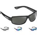 Cressi Ninja Flexible Sunglasses - Men's Flexible Polarized Sunglasses One Size, Shiny Black-Lens Dark Grey