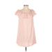 Fashion Nova Casual Dress - Shift: Pink Print Dresses - Women's Size Small