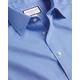 Men's Non-Iron Royal Oxford Cotton Formal Shirt - Ocean Blue Single Cuff, Medium by Charles Tyrwhitt